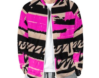 Camisa raglán con cremallera (estampado integral)