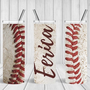 Personalized Baseball tumbler