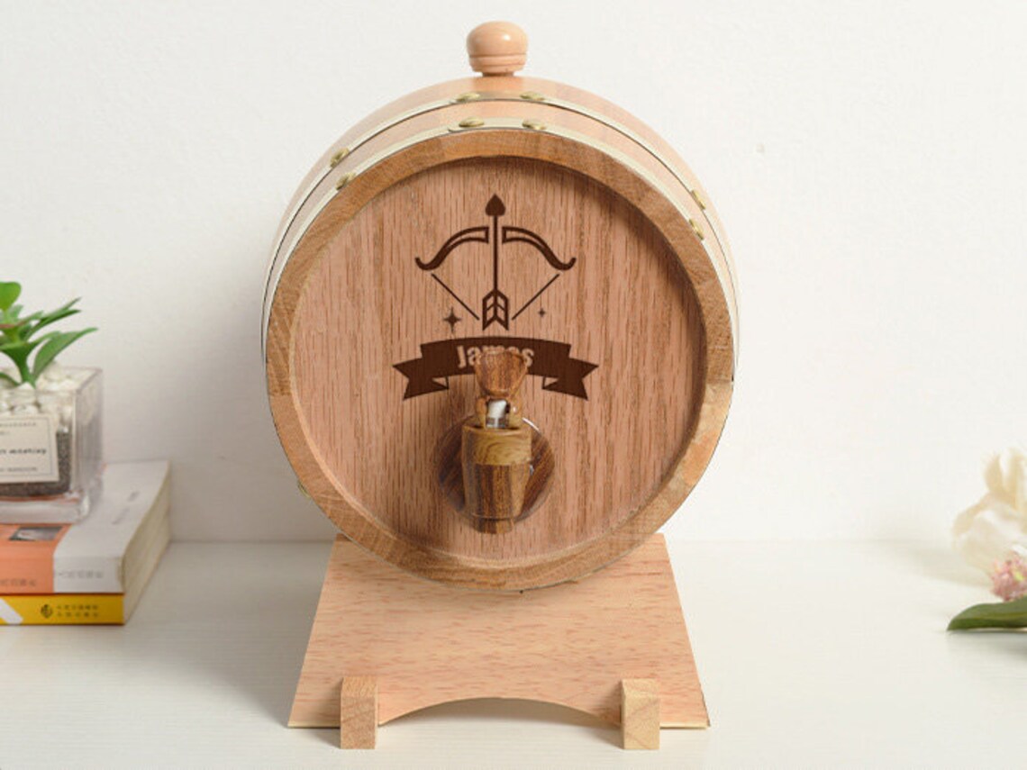 Personalized Wine Barrel Whiskey Barrel Gifts for Groomsmen Etsy