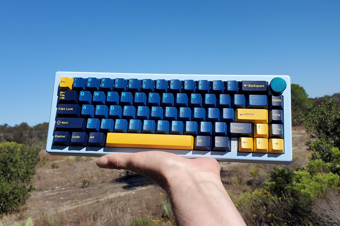 Muted Custom Wireless Mechanical Keyboard 65 W/ Lubed Milky Etsy