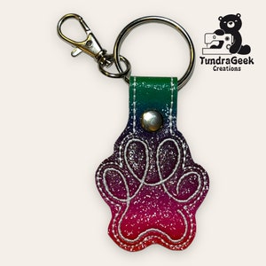 Dog Paw Key Fob/Tag