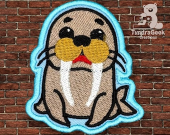 Walrus Embroidered Sew-On Patch