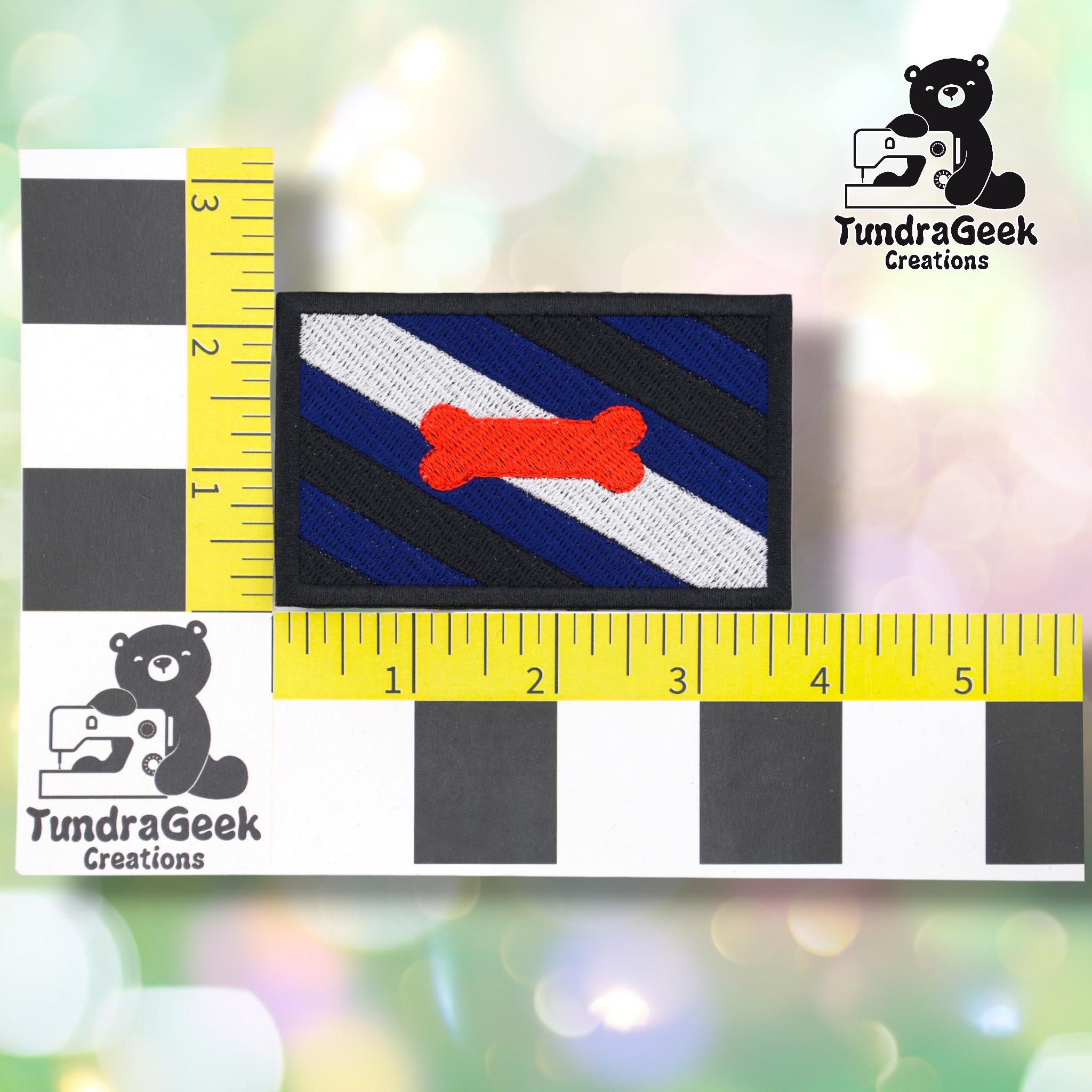 Pup Pride Flag Patch | Embroidered Sew-on Patch | Pup Play Accessory ...