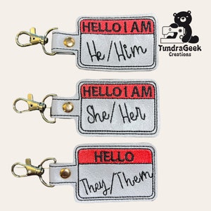 Pronouns Keytags