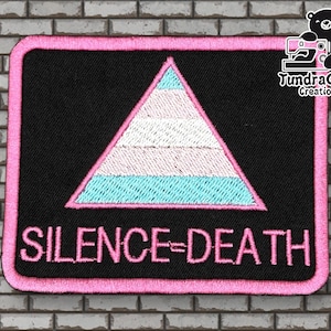 Silence = Death Patch - Trans Flag