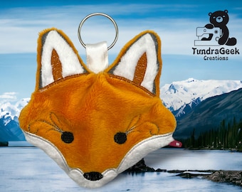 Foxy Plush Zipper Pouch