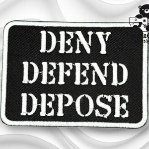 Triple D Embroidered Patch