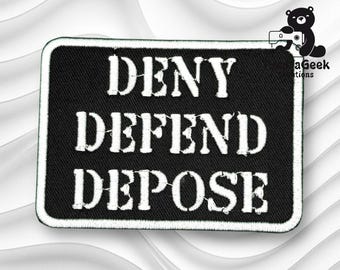 Triple D Embroidered Patch