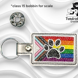 Furry Pride Keychain