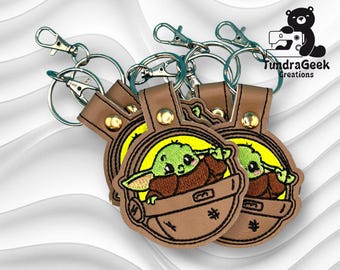 Baby Green Pod Keychain