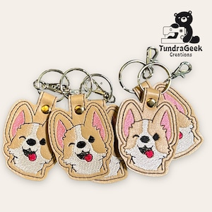 Corgi Floof Keytag