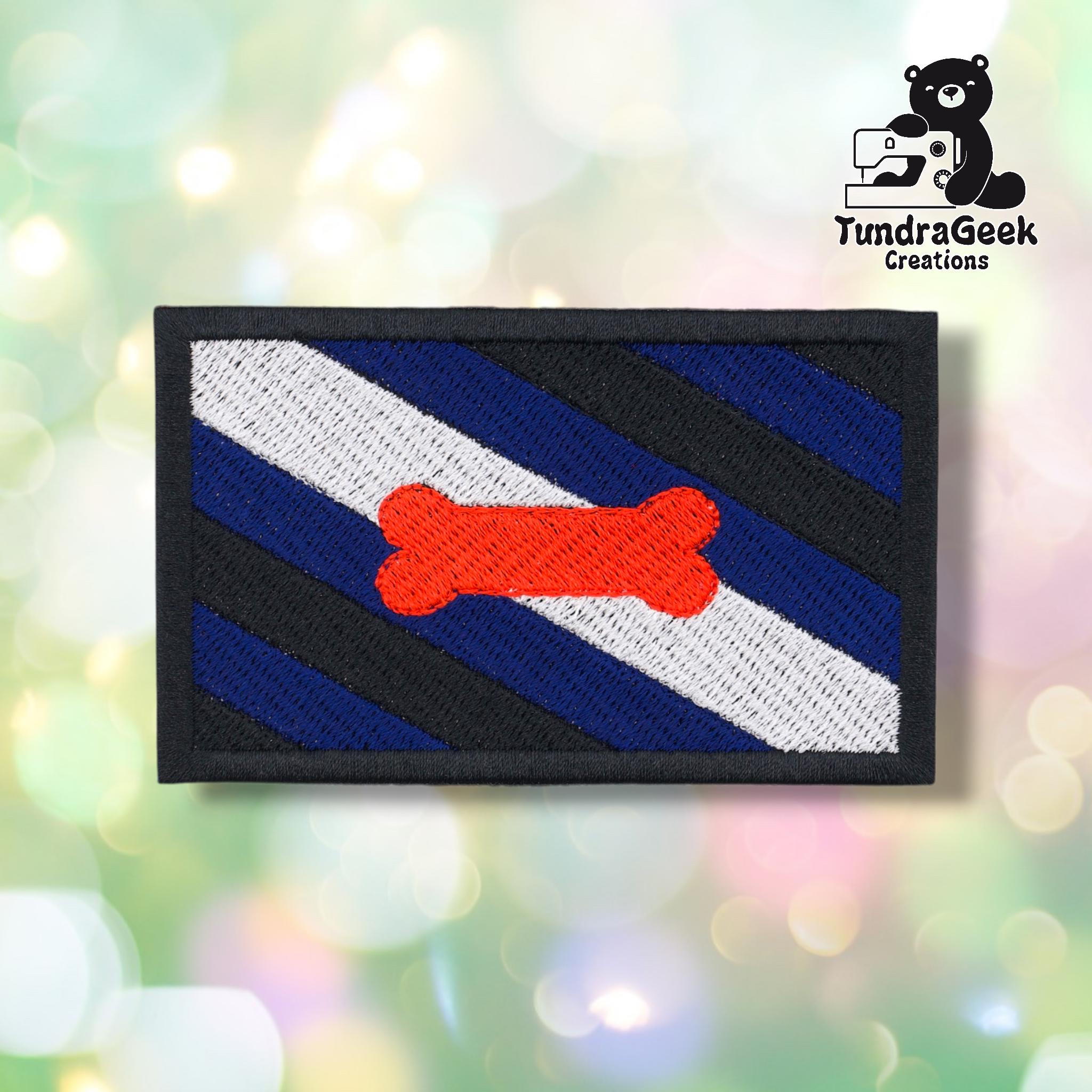 Pup Pride Flag Patch | Embroidered Sew-on Patch | Pup Play Accessory ...