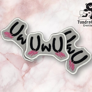 UwU Embroidered Sew-On Patch