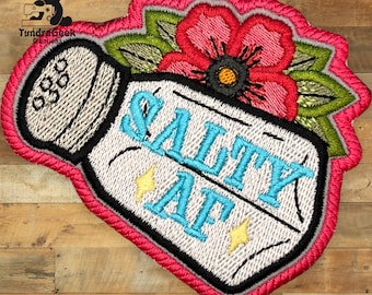 Salty AF 4in Sew-on Patch