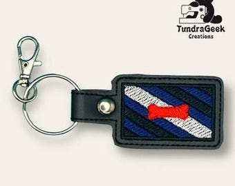 Pup Pride Flag Keychain