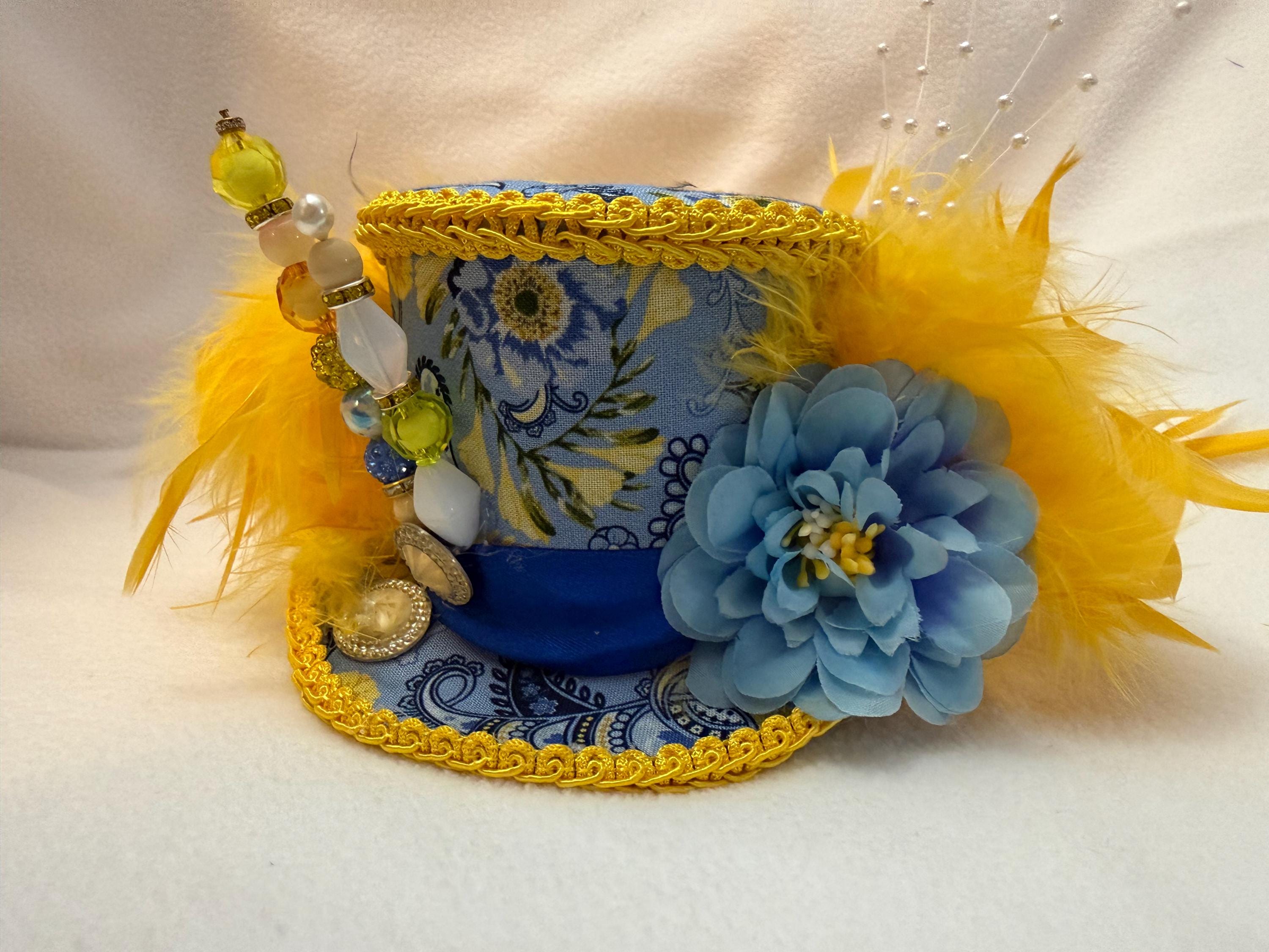 Yellow Flower Fascinator - Etsy display picture 3