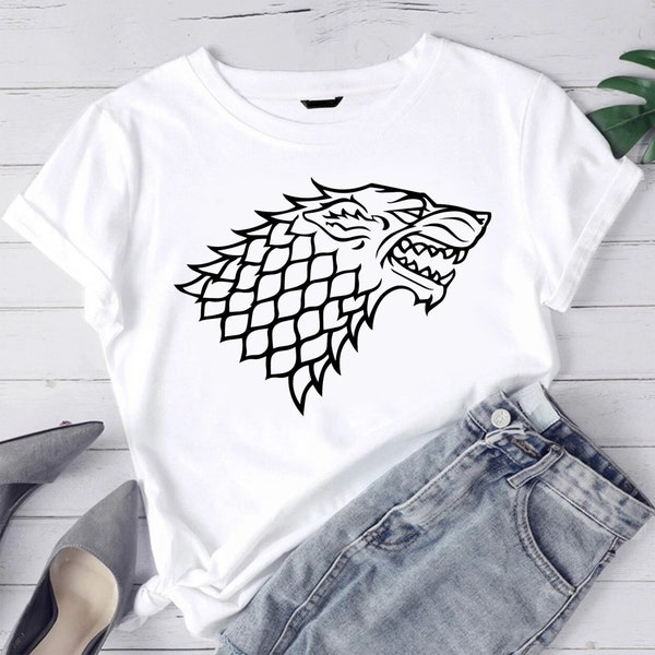 House Stark Emblem, cricut cut, engraving, sublimation png, GOT svg, stark svg, t-shirt svg, king of the north, png, svg, eps, jpg