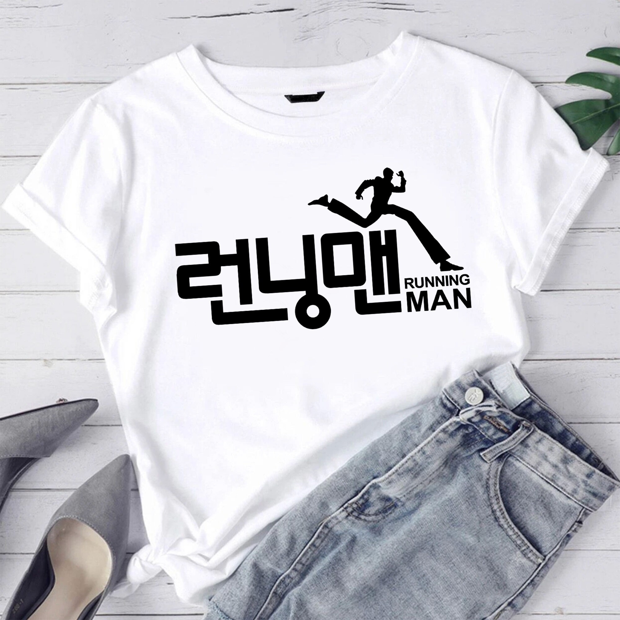 Running sales man shirt