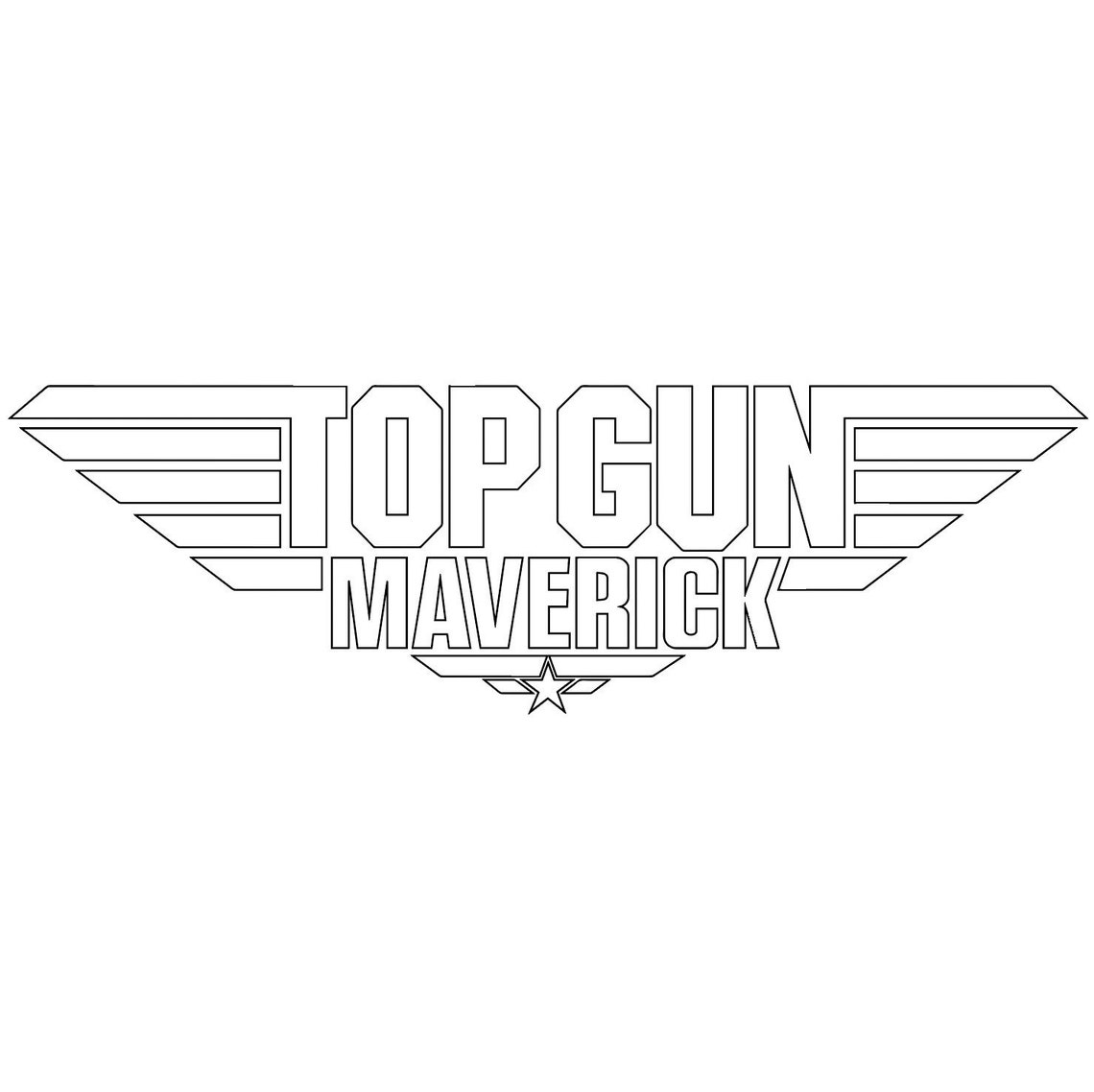 Top Gun Maverick SVG Digital File Cutout Engraving Cricut - Etsy Norway