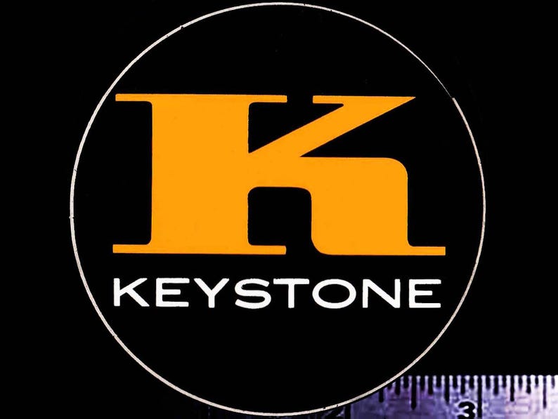 KEYSTONE Mag Wheels - Original Vintage 1960's 70's Racing Decal/sticker ...