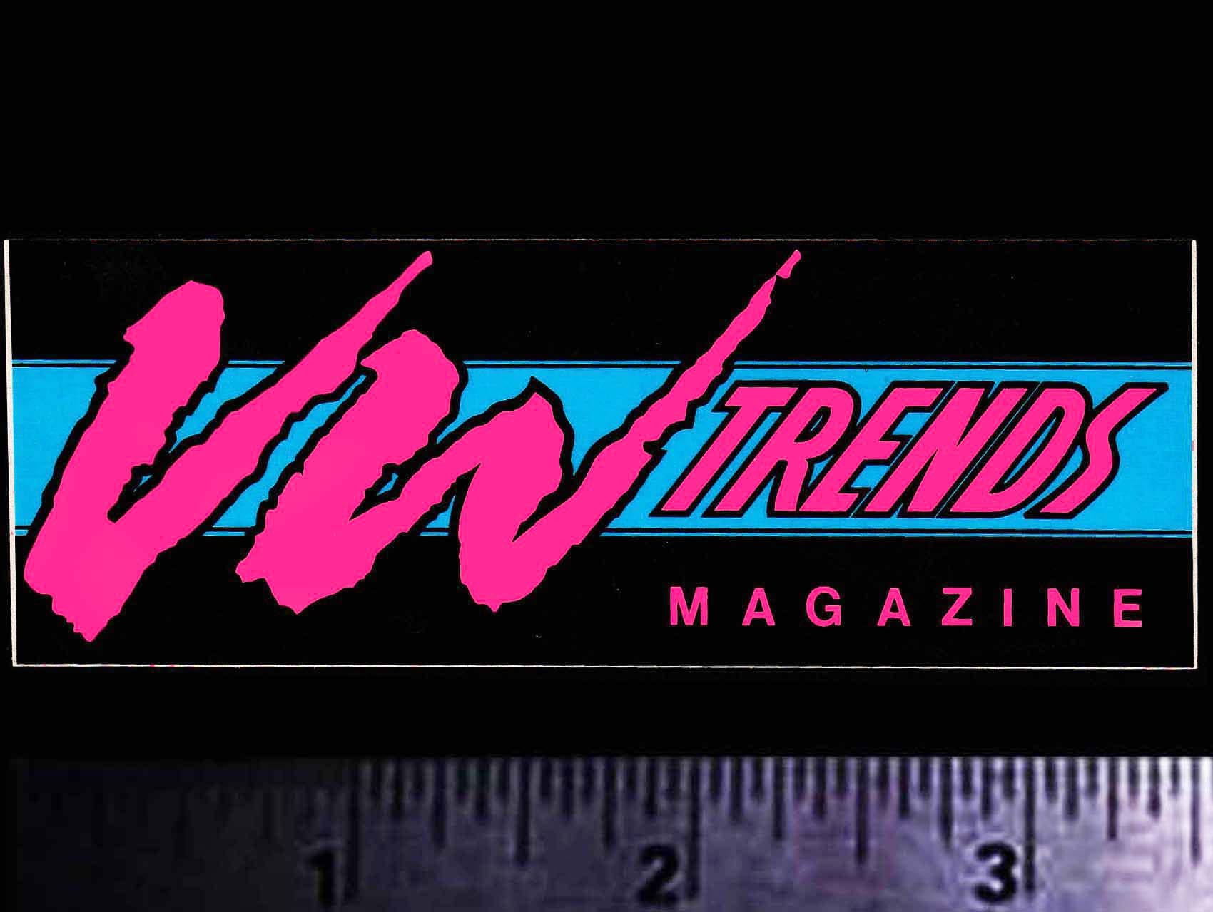 VWTRENDS Magazine - Original Vintage 1980's 90’s Racing Decal/Sticker - Dune Buggy Bug Ghia - Garage Tool Box Hot Rod