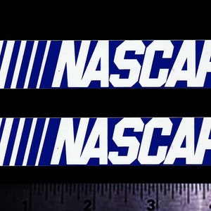 NASCAR - Set of 2 Original Vintage 1980&#39;s 90’s Racing Decals/Stickers - Stock Car Auto Racing - Richard Petty - Jeff Gordon - Dale Earnhardt