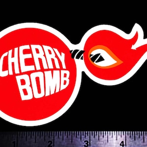 CHERRY BOMB Glasspack Mufflers - Original Vintage Racing Decal/Sticker