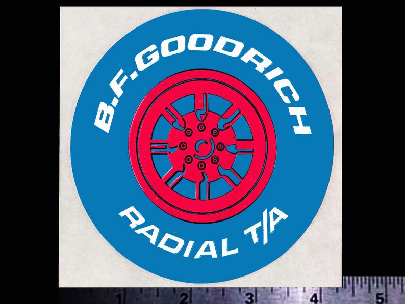 B.F. GOODRICH Radial T/A Tires - Original Vintage 1960's 70's Racing ...