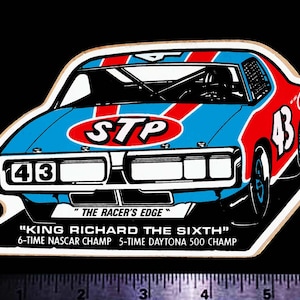 RICHARD PETTY Charger - Original Vintage Racing Decal/Sticker STP Nascar Daytona 500