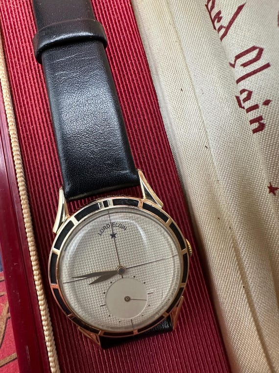Vintage elgin mens watch, - Gem