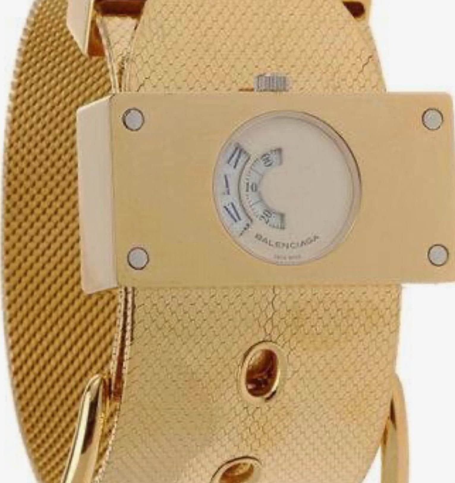 バレンシアガ レディース腕時計＆ブレスレット 18Kゴールドメッキ