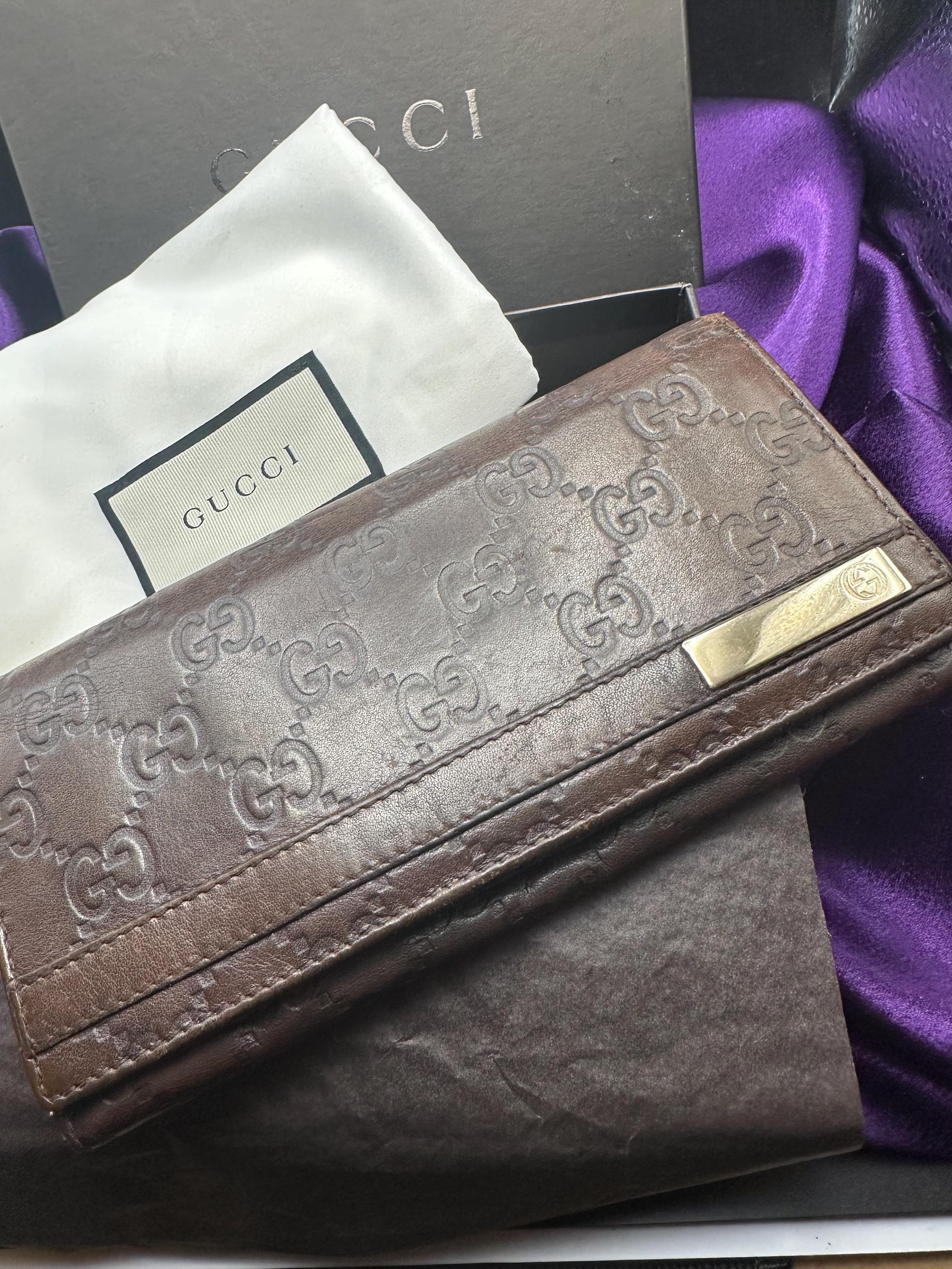 【最終値下げ】GUCCI vintage long wallet Vintage Gucci Long Wallet - Etsy