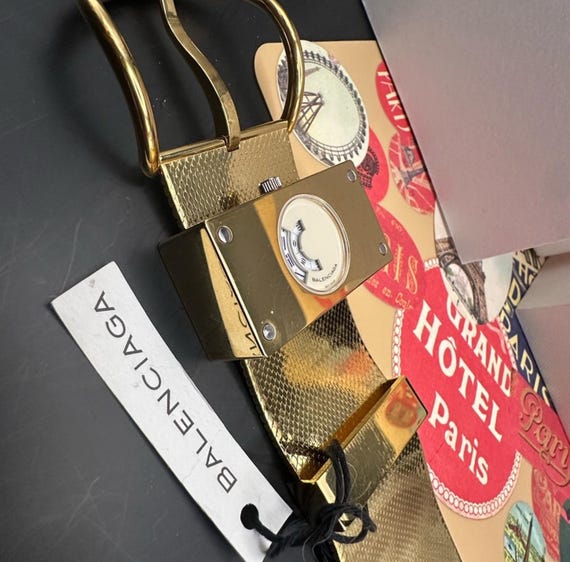 バレンシアガ レディース腕時計＆ブレスレット 18Kゴールド