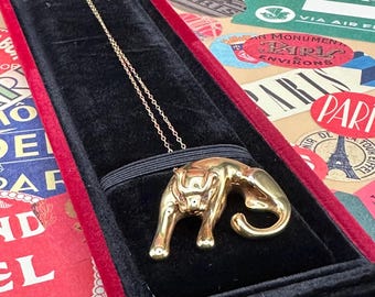 Panther Cub Pendant Necklace in 14k Itialian Gold