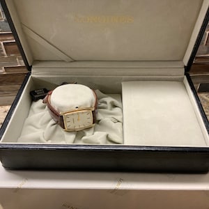 14k Vintage Gold Longines Tank Watch