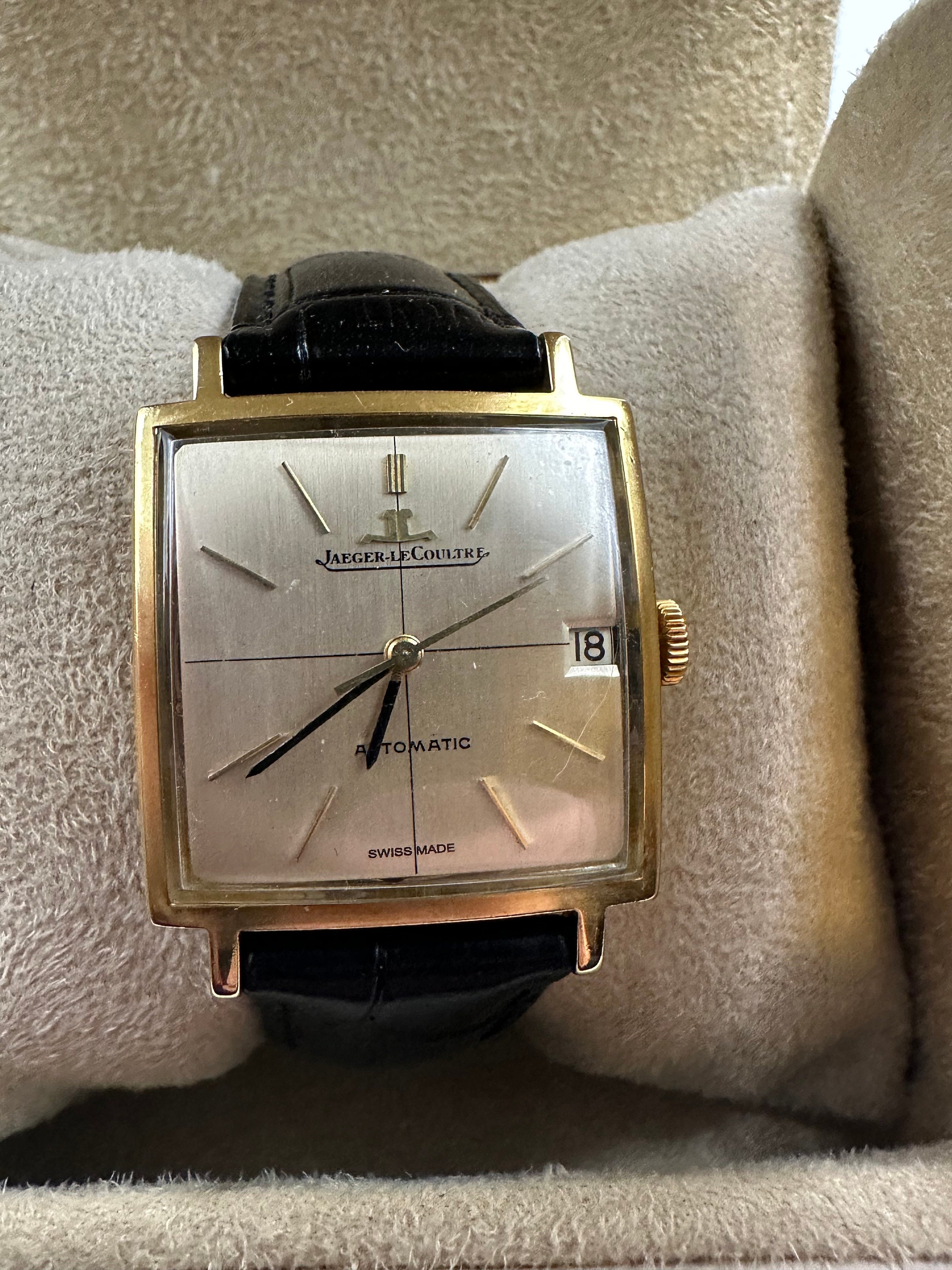 Jaeger Lecoultre 18K Gold Watch - Etsy