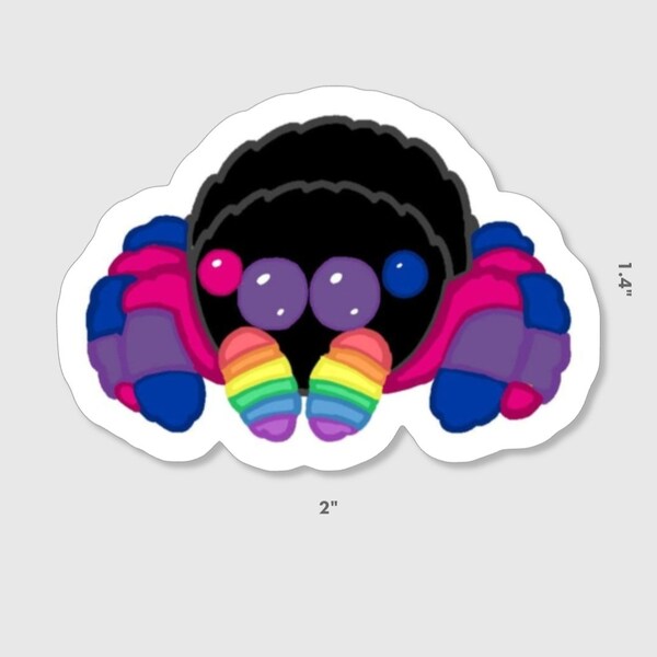Prede Spider Bisexual Pride - Etsy