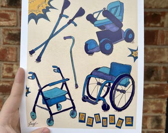 Mobility Aids Are Freedom - Print