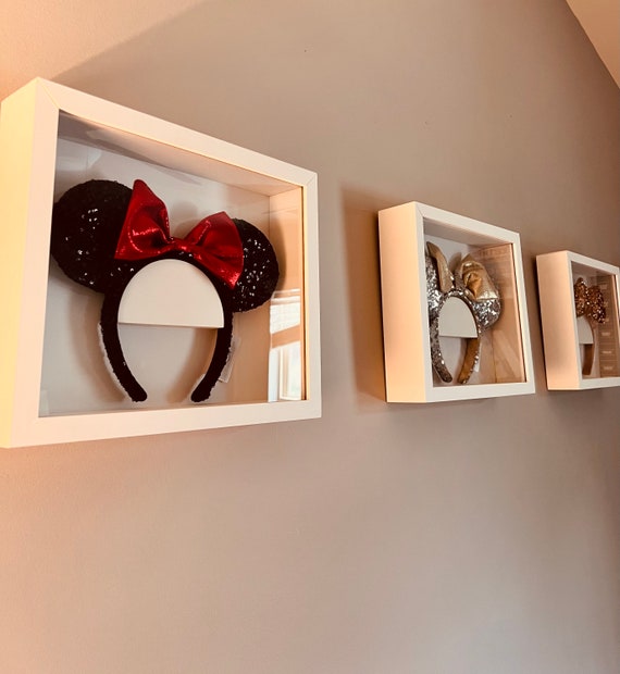 Disney Ears Glass Display, Minnie Ears Wall Holder, Disney Decor, Mickey  Minnie Ears Frame -  Norway