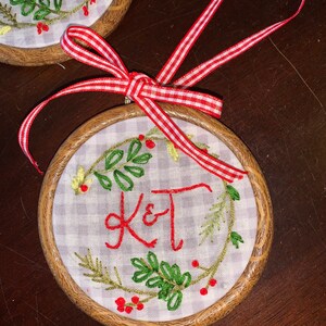 Custom Embroidered Ornament