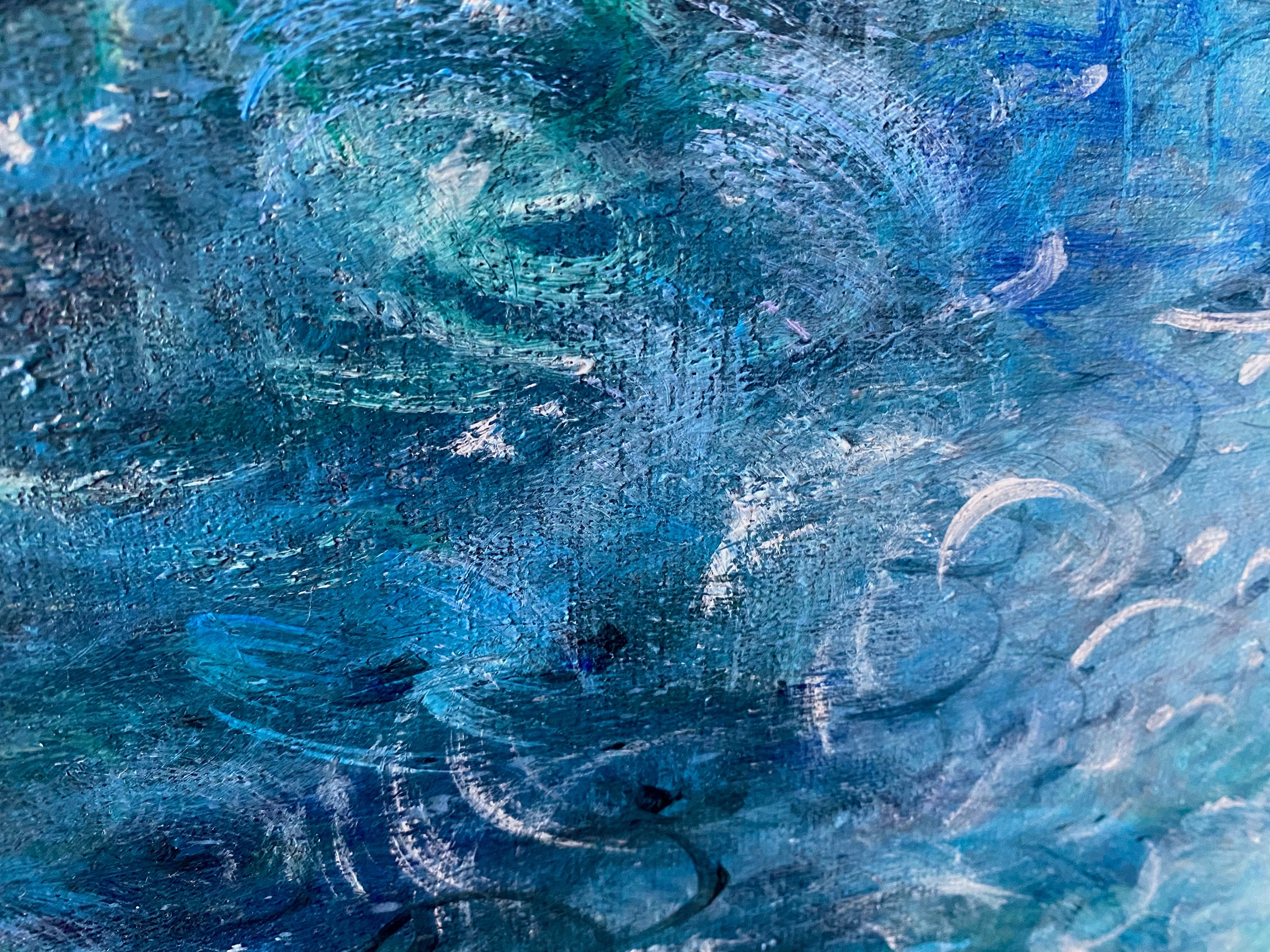 Blue Abstract Painting Original Blue Oil Painting Blue Blue Abstract Painting Original Blue Oil Painting Blue