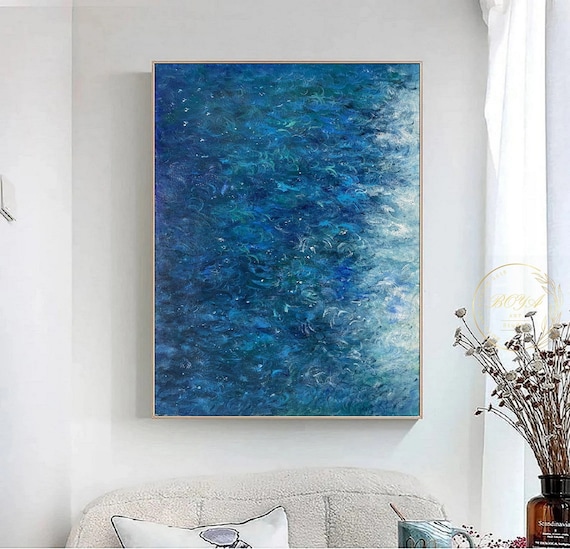 s12号】good blue(portrait_s) oil painting
