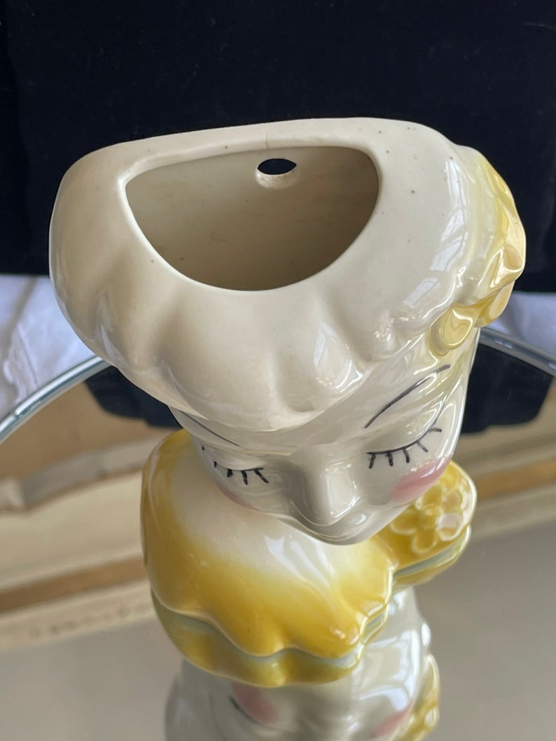 Vintage Lady Head Vases Etsy