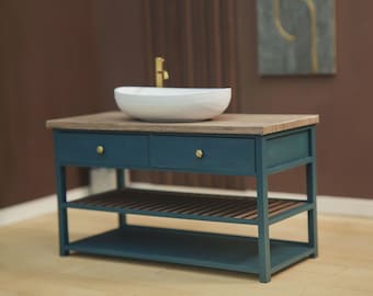 1/6 scale modern bathroom vanity sink cabinet for popular fashion 11 - 12 inch dolls. Realistic miniature furniture for dollhouse diorama