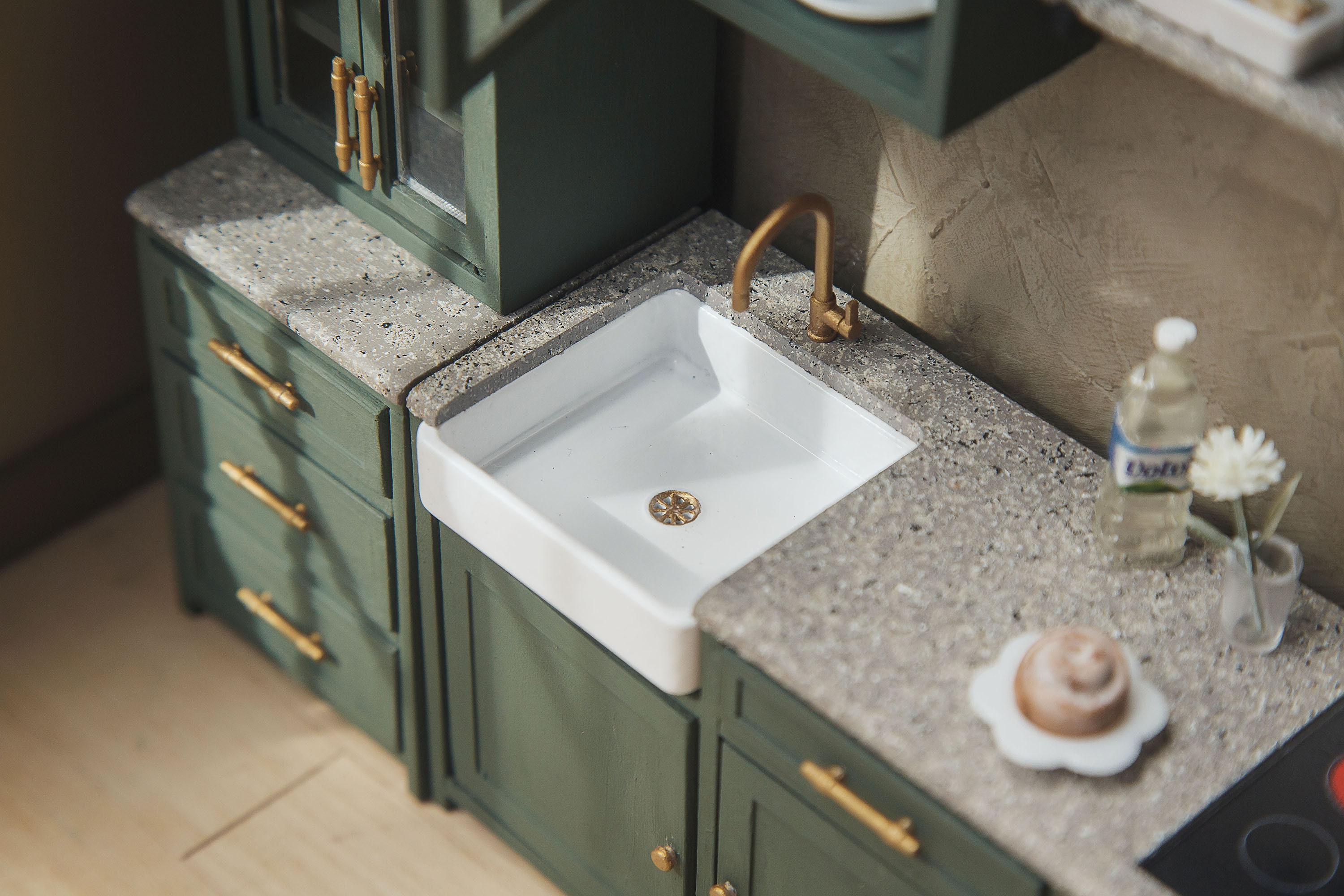 1:12 Set da cucina per mobili per casa delle bambole in miniatura