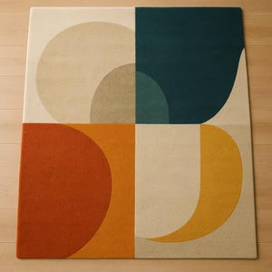 Modern Stylish Trending Multi Color 8x8/9x9/10x10/Tufted Rug Elegant Woolen Rug, Perfect for Bedroom, Living Room, Kids room Hand tufted Rug