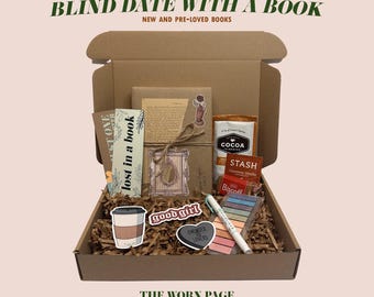 Blind Date with a Book, Mystery Gift Box for Readers, Personalized Bookworm Gift, Spicy Romance