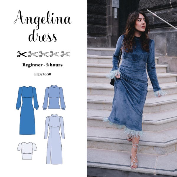 Angelina dress pattern (EN)