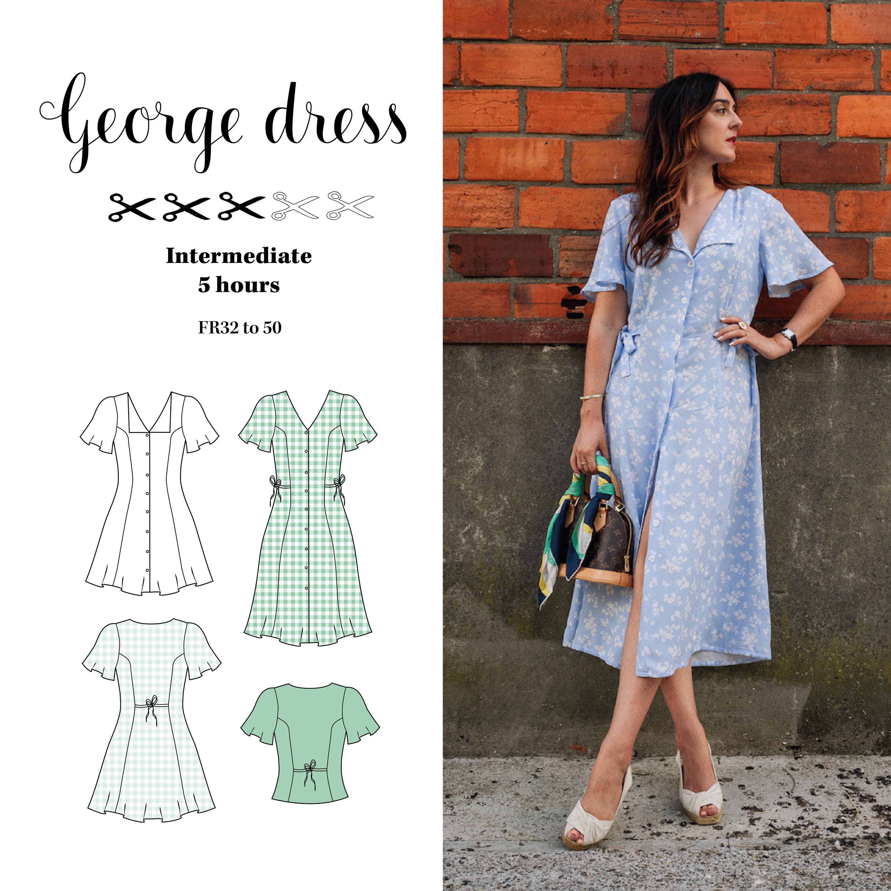 George Dress PDF Pattern (EN) - Etsy