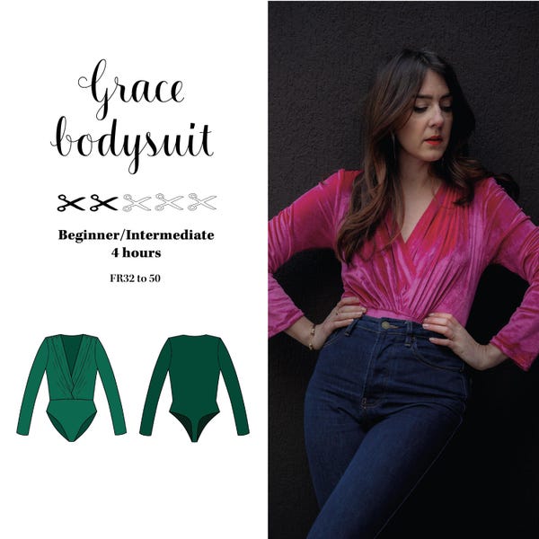 Grace bodysuit PDF pattern (EN)